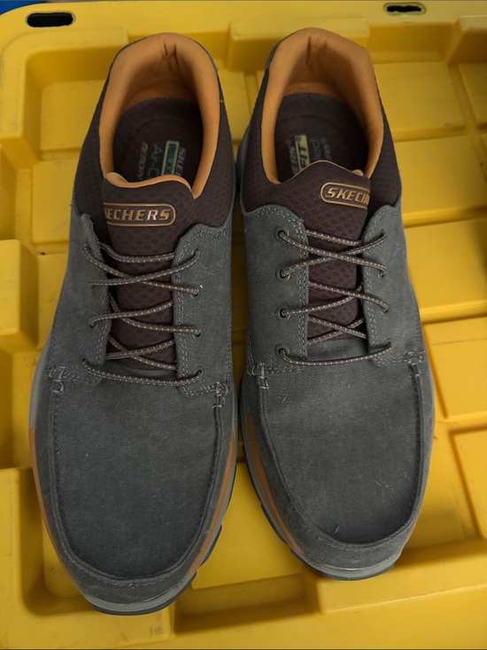 Other - Skechers Men’s Casual Gray Canvas Lace-Up Shoes